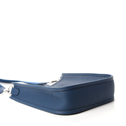 Hermes Taurillon Clemence Evelyne TPM Deep Blue 4 of 11