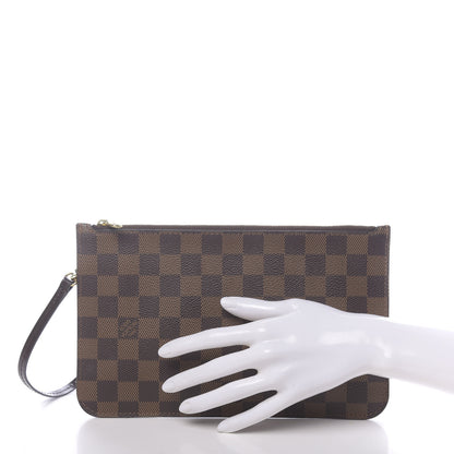 Louis Vuitton Damier Ebene Neverfull MM GM Pochette 2 of 12