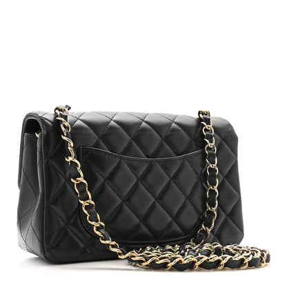 Chanel Lambskin Quilted Mini Rectangular Flap Black 3 of 11