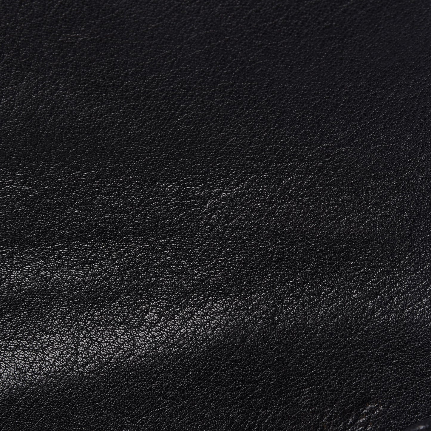 Sheepskin Matelasse Chevron Monogram Large College Satchel Black