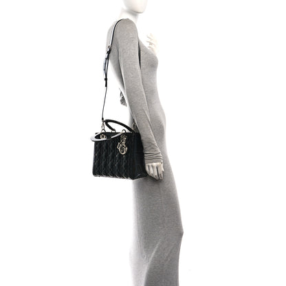 Christian Dior Patent Cannage Medium Lady Dior Black 2 of 10