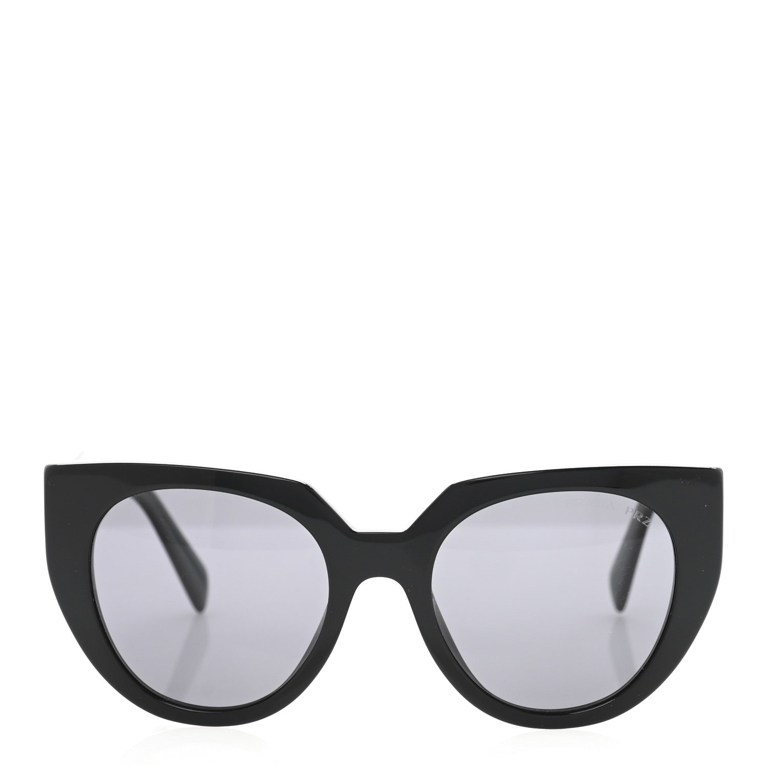 Prada Acetate Sunglasses SPR 14W Black Green 2 of 7