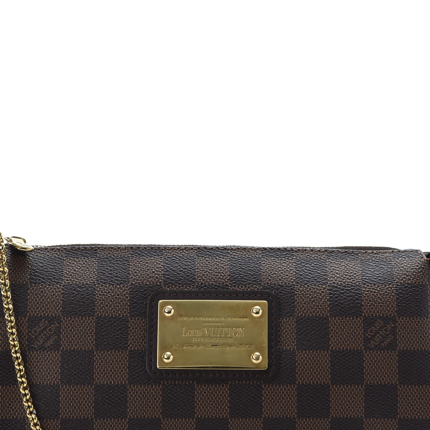 Louis Vuitton Damier Ebene Eva Clutch 9 of 9