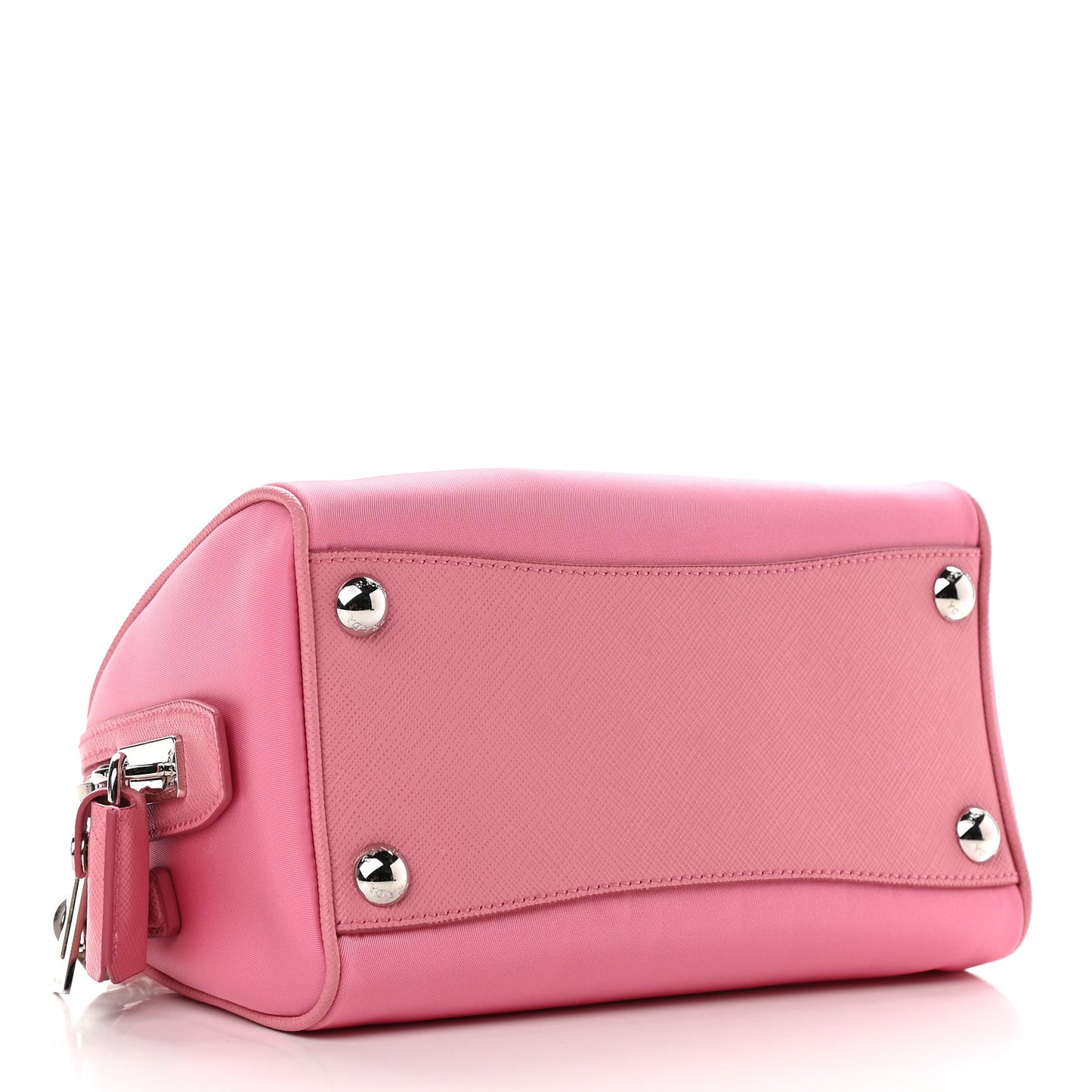 Tessuto Nylon Saffiano Re-Edition 2005 Top Handle Crossbody Bag Rosa