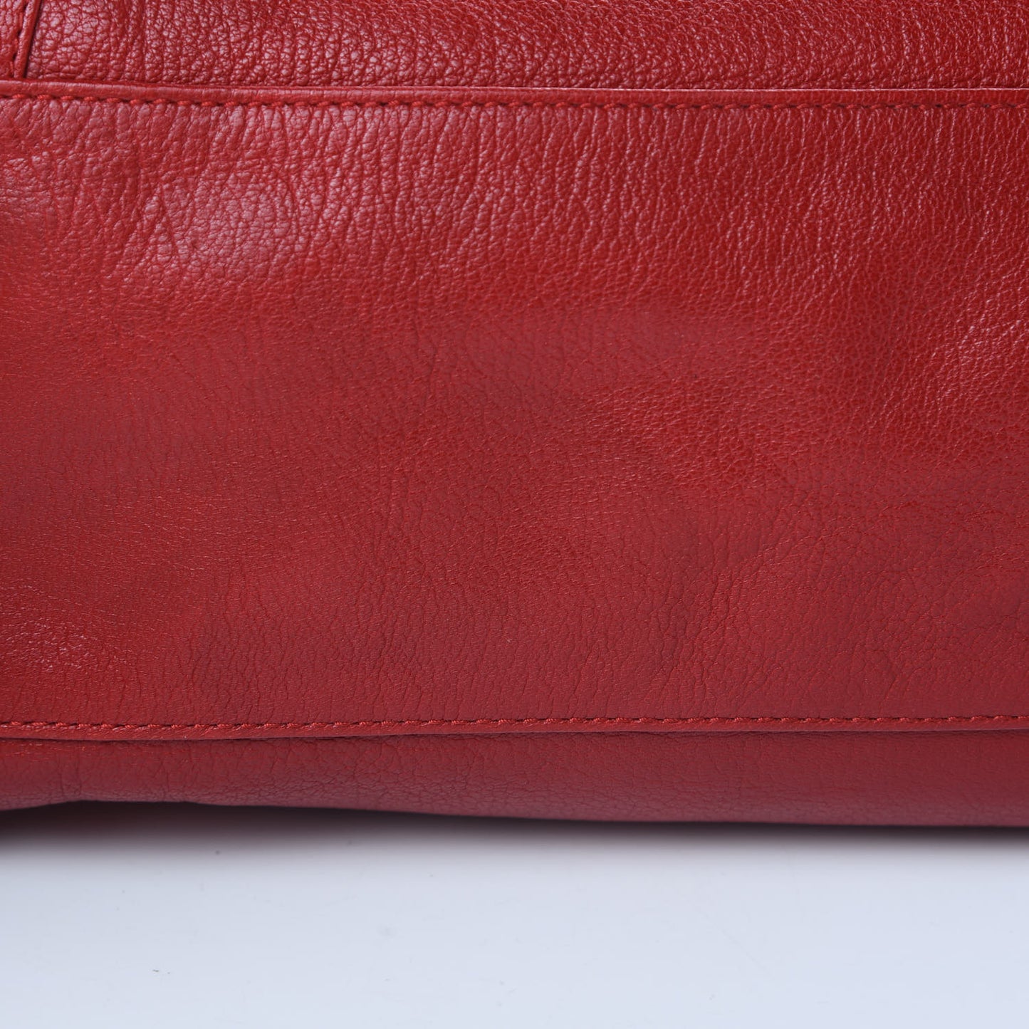 Sugar Goatskin Classic Gold Hardware City Rouge Rouge Coquelicot