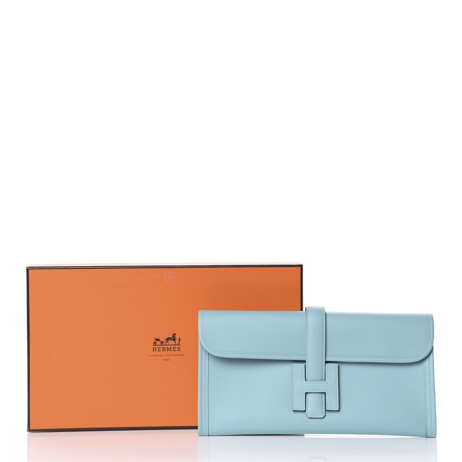 Hermes Swift Jige Elan 29 Clutch Bleu Atoll 8 of 8