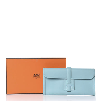 Hermes Swift Jige Elan 29 Clutch Bleu Atoll 8 of 8