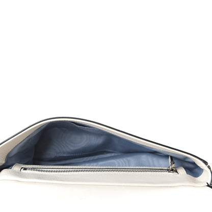 Gucci Calfskin Diagonal GG Medium Thiara Double Envelope Shoulder Bag Black White 6 of 11