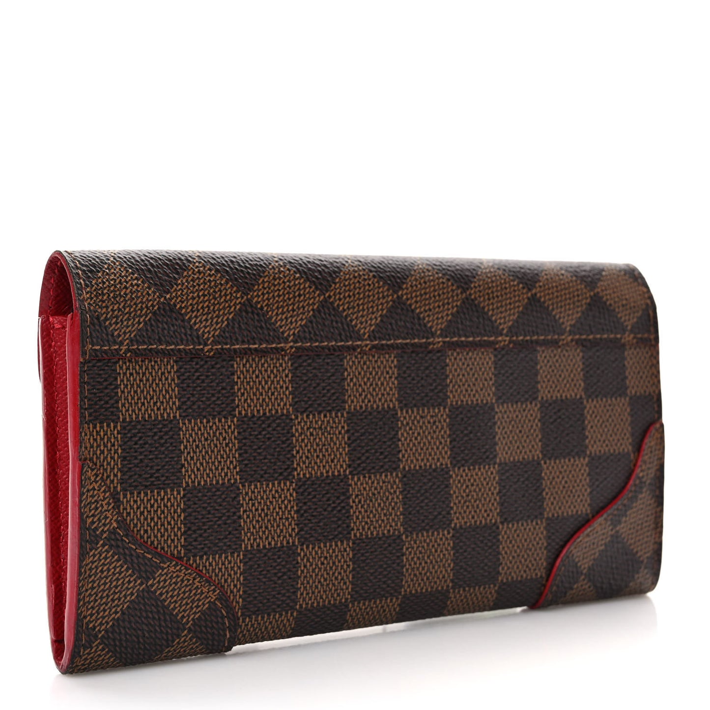 Damier Ebene Caissa Wallet Cherry