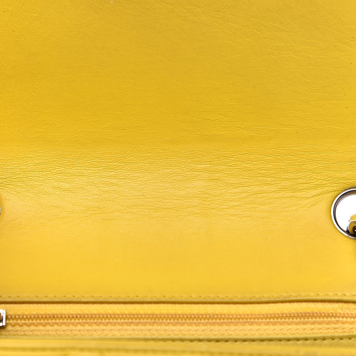 Chanel Lambskin Quilted Mini Square Flap Yellow 16 of 16