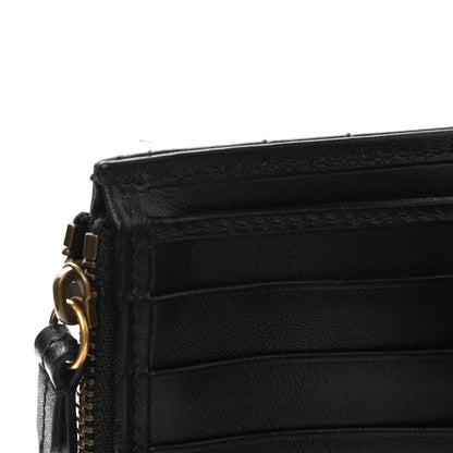 Gucci Calfskin Matelasse GG Marmont Wallet Black 9 of 11