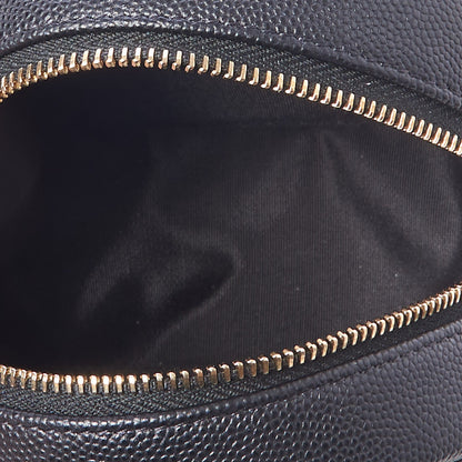 Chanel Caviar Quilted Round Filigree Crossbody Black 8 of 10