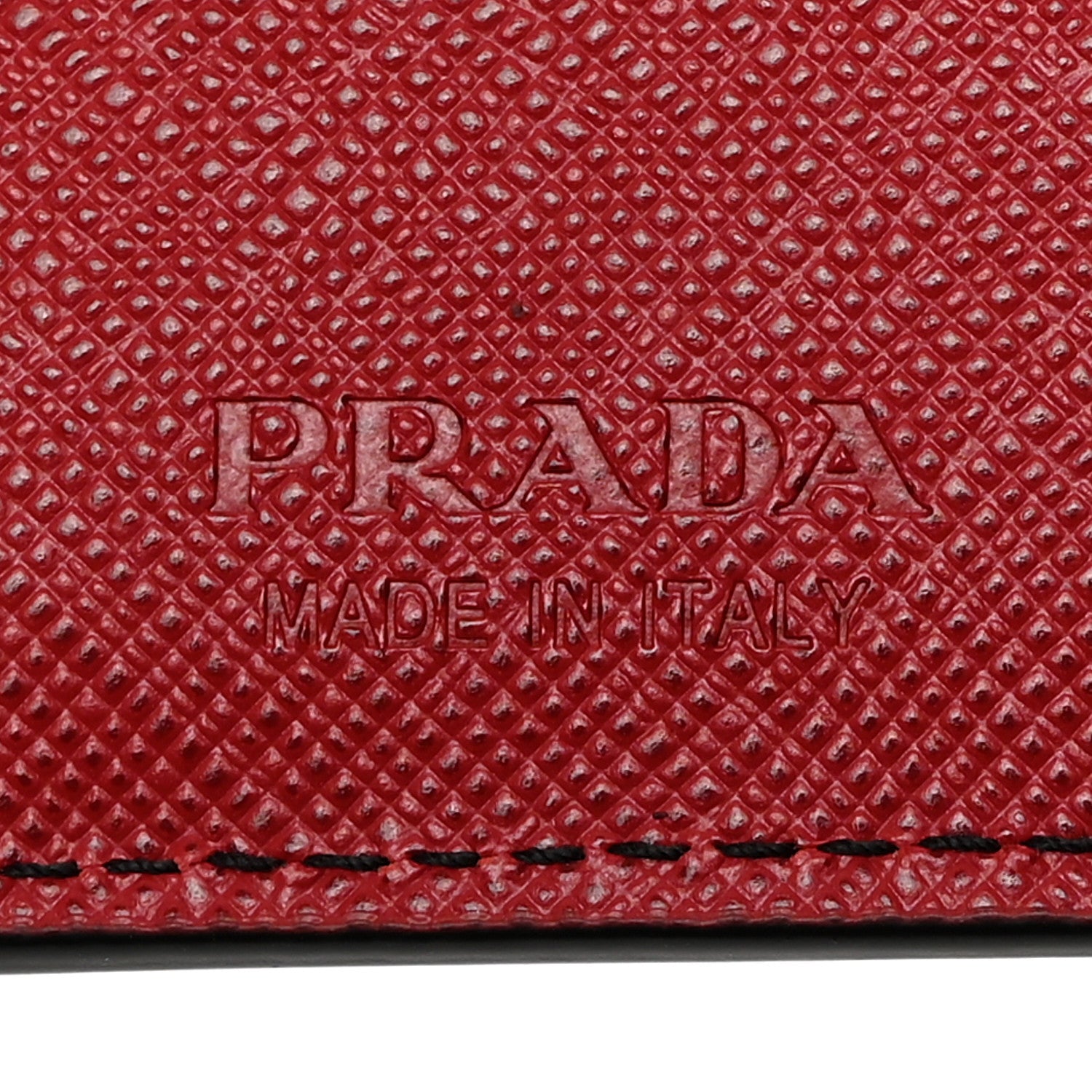 Prada Saffiano Bi-Fold Wallet Black 6 of 8