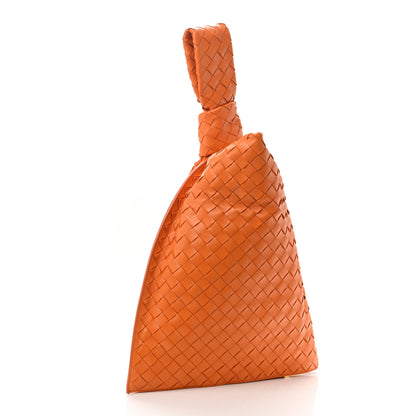 Bottega Veneta Nappa Intrecciato BV Twist Orange 3 of 9