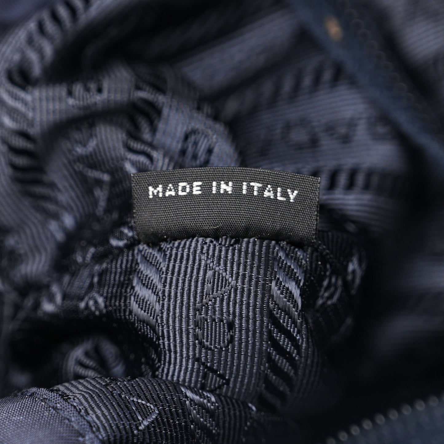 Tessuto Nylon Saffiano Tote Navy