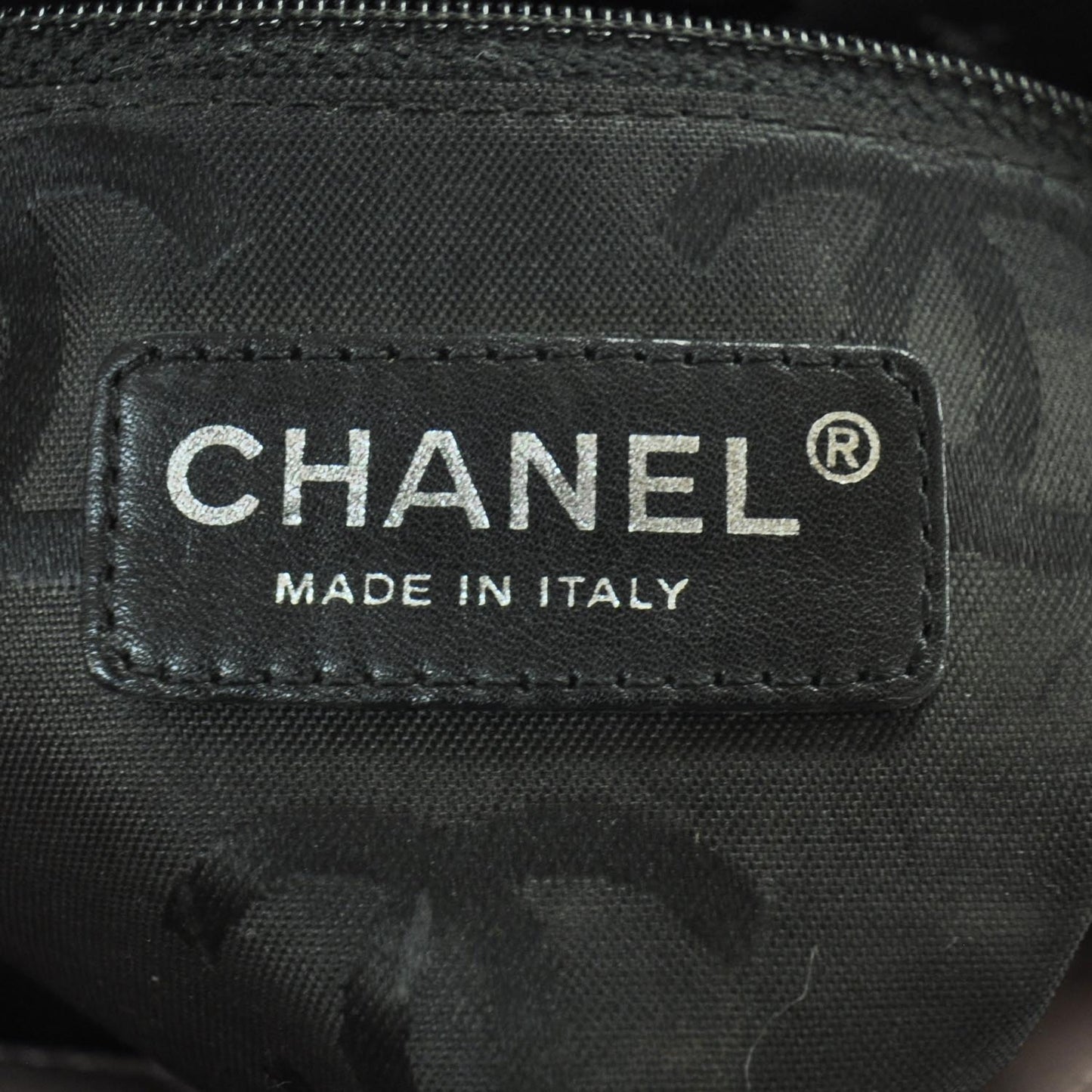 Calfskin Quilted Medium Cambon Tote Pink Black