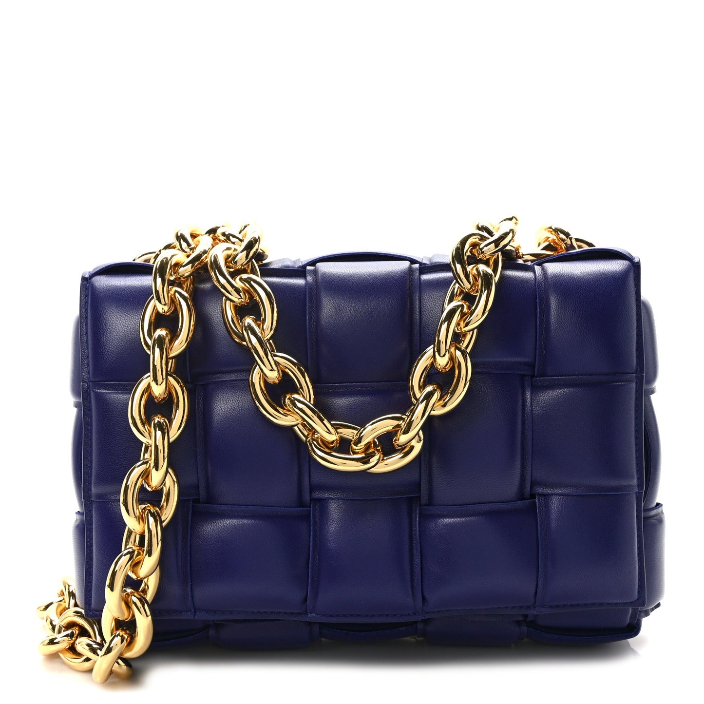 Lambskin Maxi Intrecciato Padded Chain Cassette Crossbody Bag Unicorn