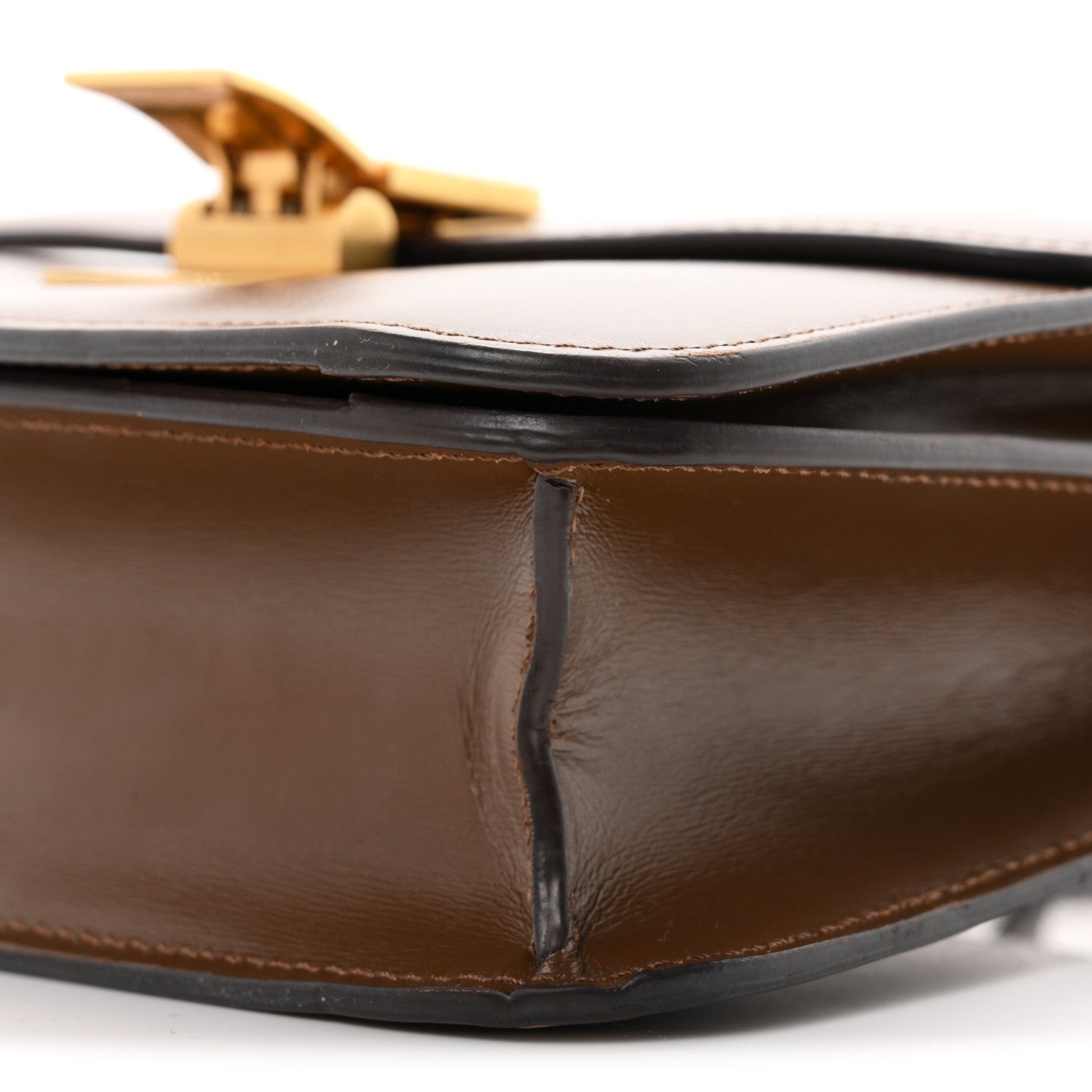 Celine Box Calfskin Teen Classic Box Flap Bag Camel 10 of 10