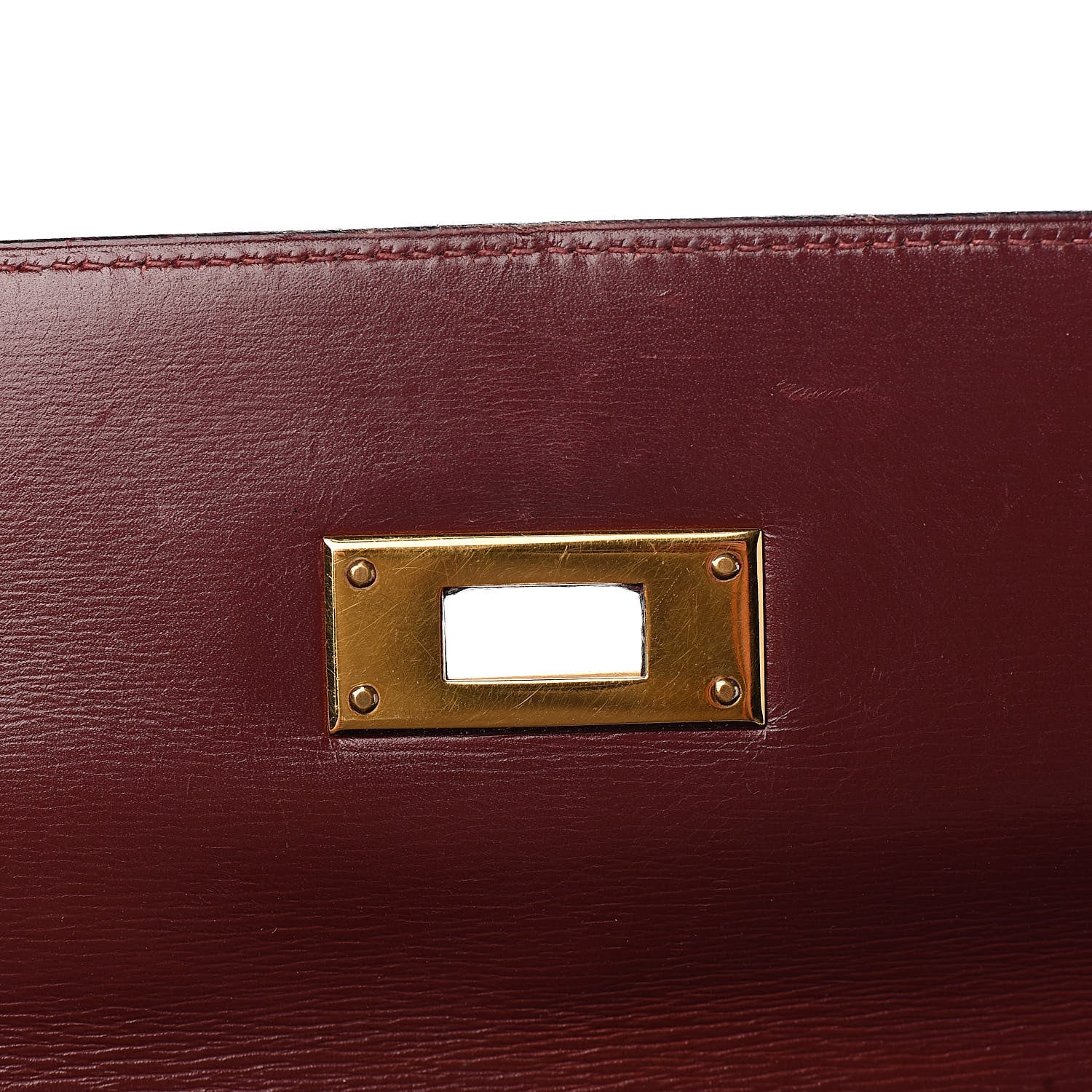 Hermes Box Kelly Retourne 32 Rouge H 23 of 40
