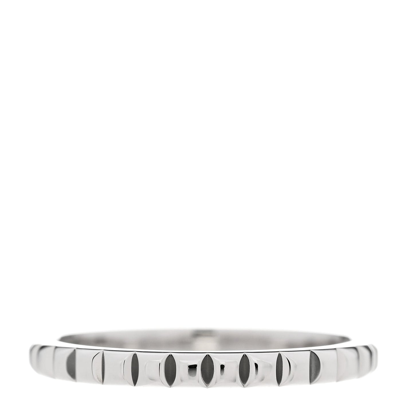 Platinum Mini Clou De Paris Wedding Band Ring 51 5.75