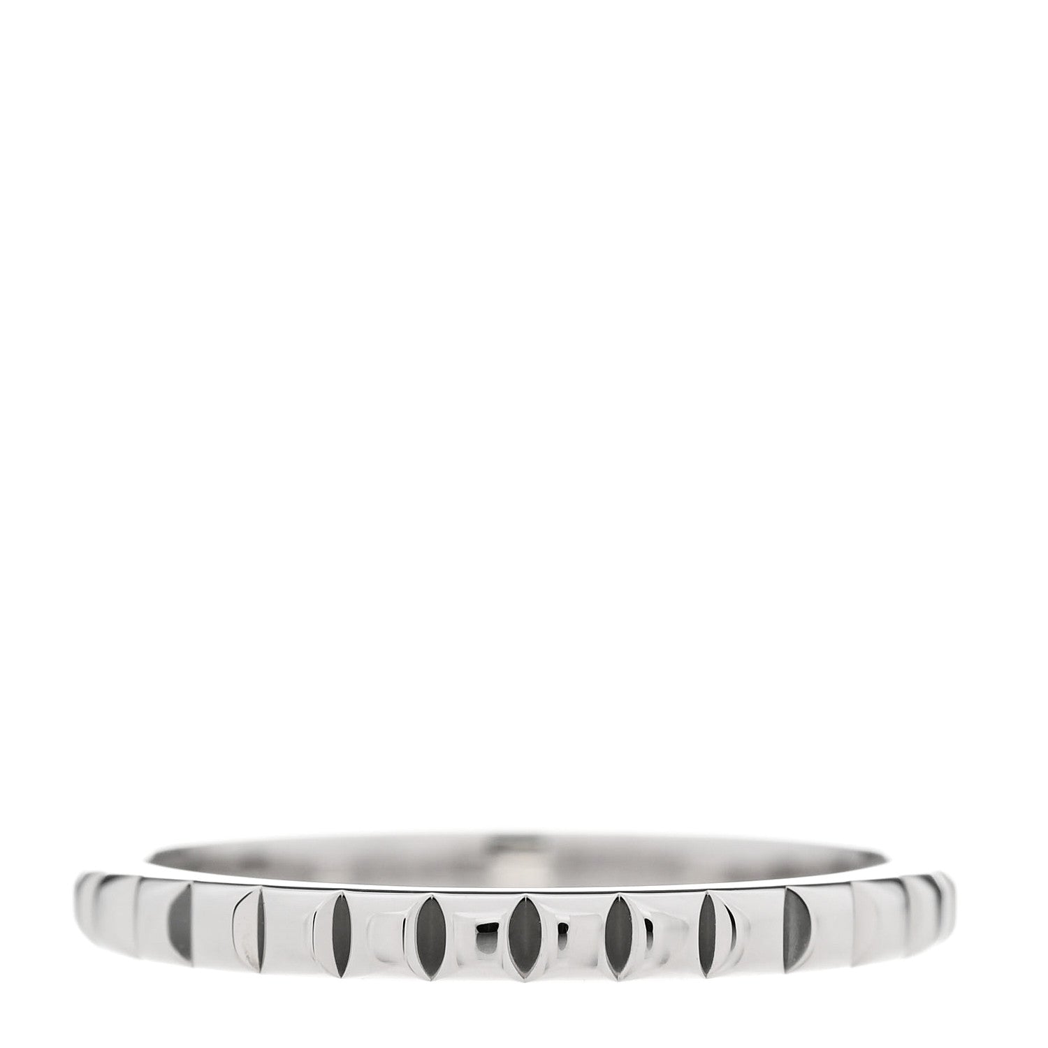 Boucheron Platinum Mini Clou De Paris Wedding Band Ring 51 5.75 3 of 5