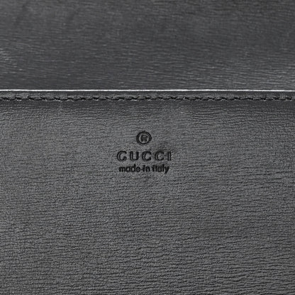 Gucci Boarded Plutone Calfskin Horsebit 1955 Wallet On Chain Black 6 of 16