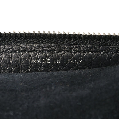 The Row Grained Calfskin Large Slouchy Banana Bag Black 13 of 19
