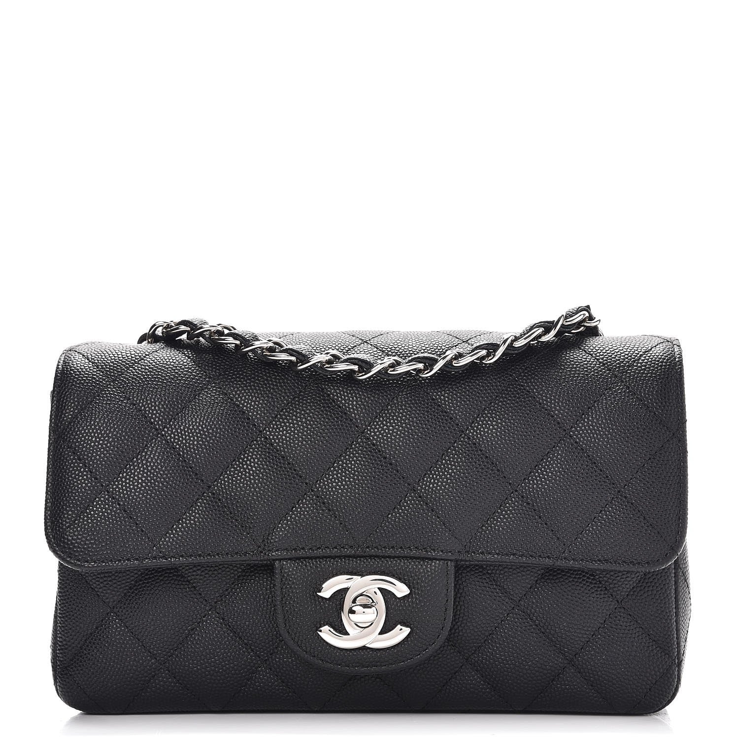 Chanel Caviar Quilted Mini Rectangular Flap Black 1 of 8
