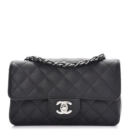 Chanel Caviar Quilted Mini Rectangular Flap Black 1 of 8