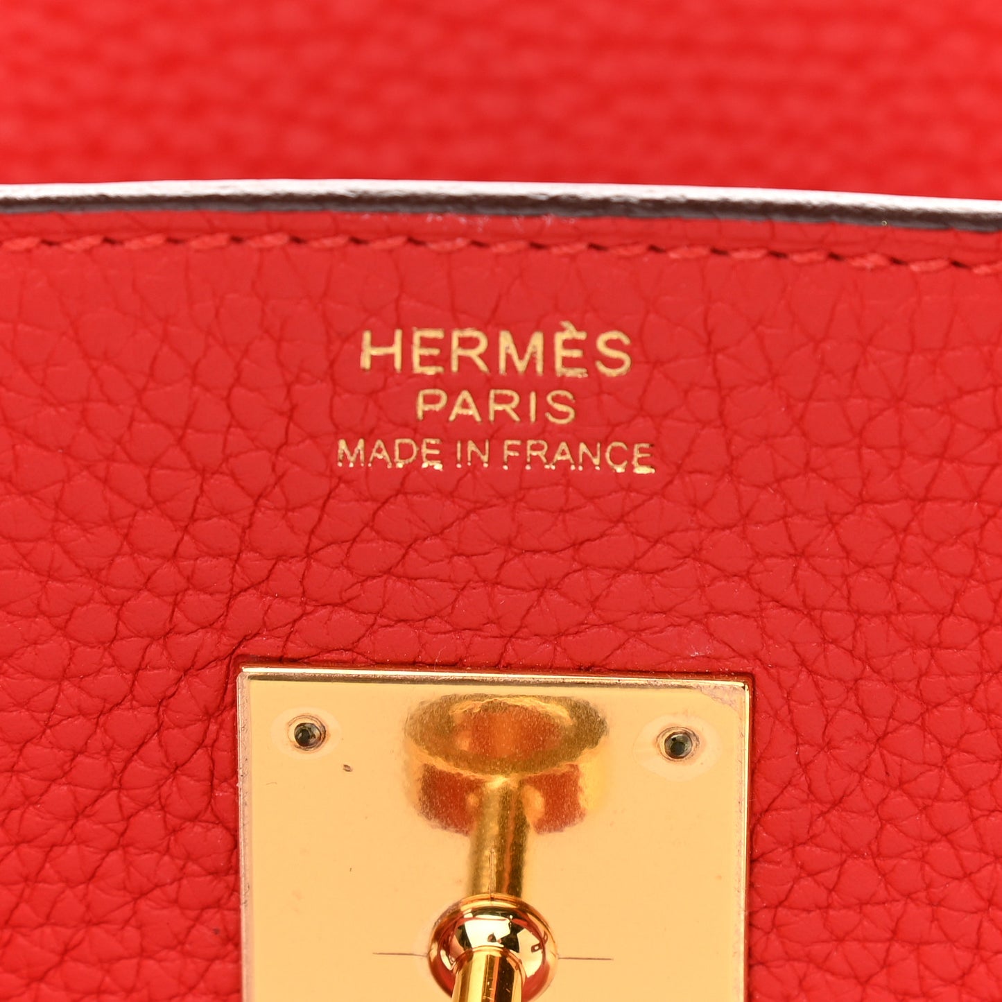 Togo Birkin 30 Rouge Casaque