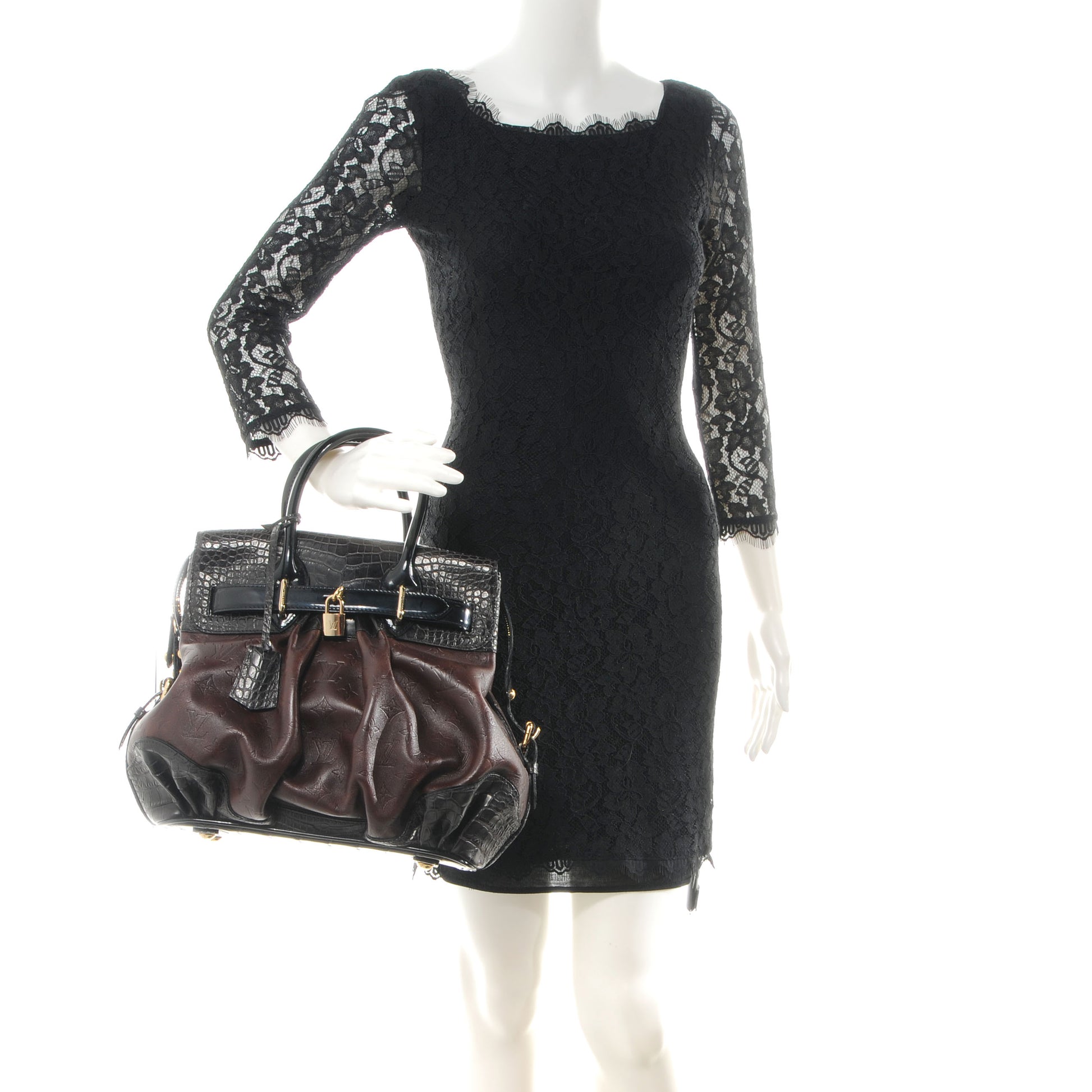 Louis Vuitton Monogram Embossed Alligator Les Extraordinaires City Steamer 2 of 7