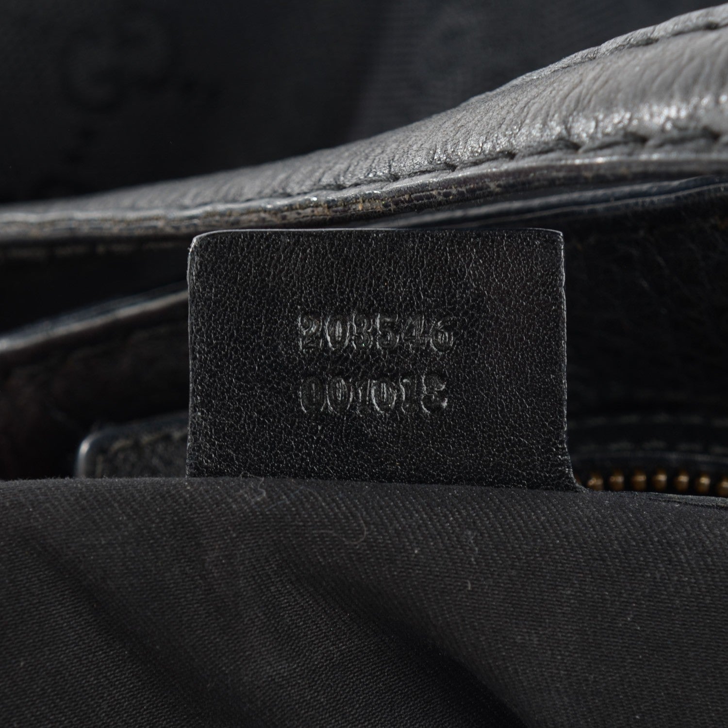Gucci Monogram Medium Jockey Tote Black 7 of 13