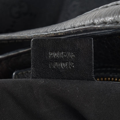 Gucci Monogram Medium Jockey Tote Black 7 of 13