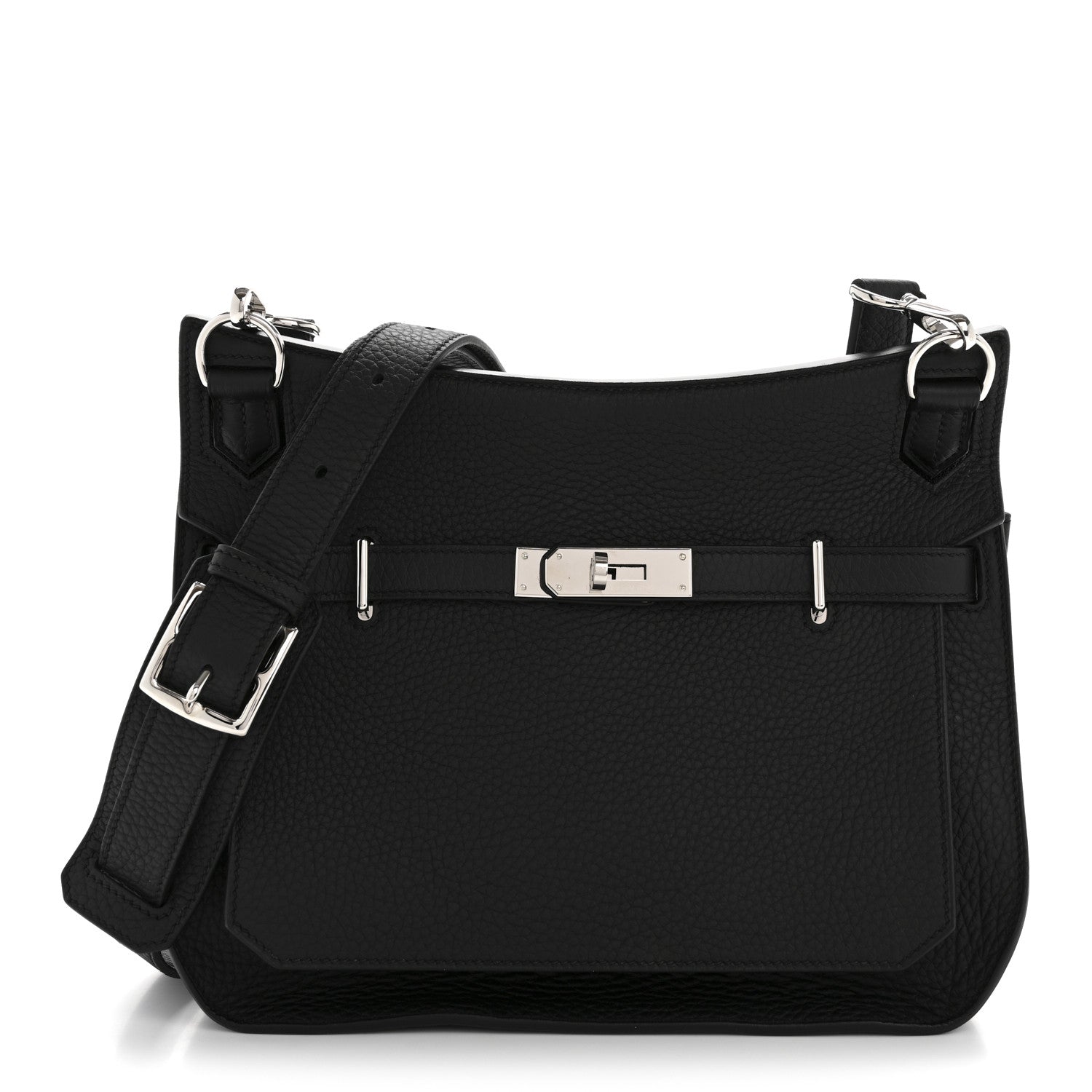 Hermes Taurillon Clemence Jypsiere 28 Black 1 of 13