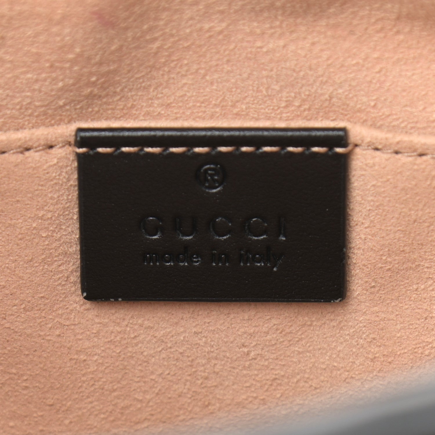 Gucci Calfskin Matelasse Small GG Marmont Chain Shoulder Bag Black 6 of 10
