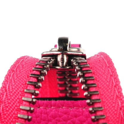 Celine Drummed Calfskin Micro Luggage Fluo Pink 9 of 9