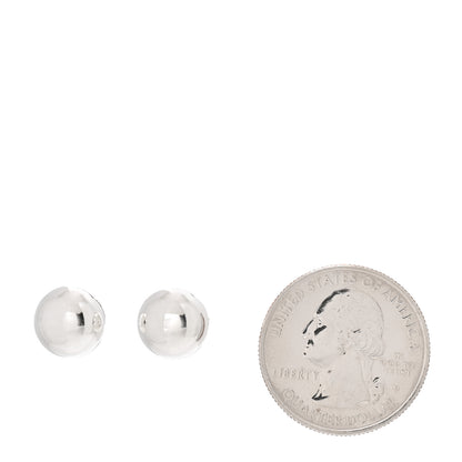 Tiffany Sterling Silver 10mm HardWear Ball Earrings 2 of 6