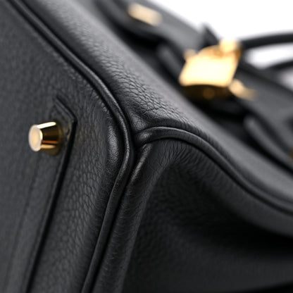 Hermes Togo Birkin 25 Black 9 of 16