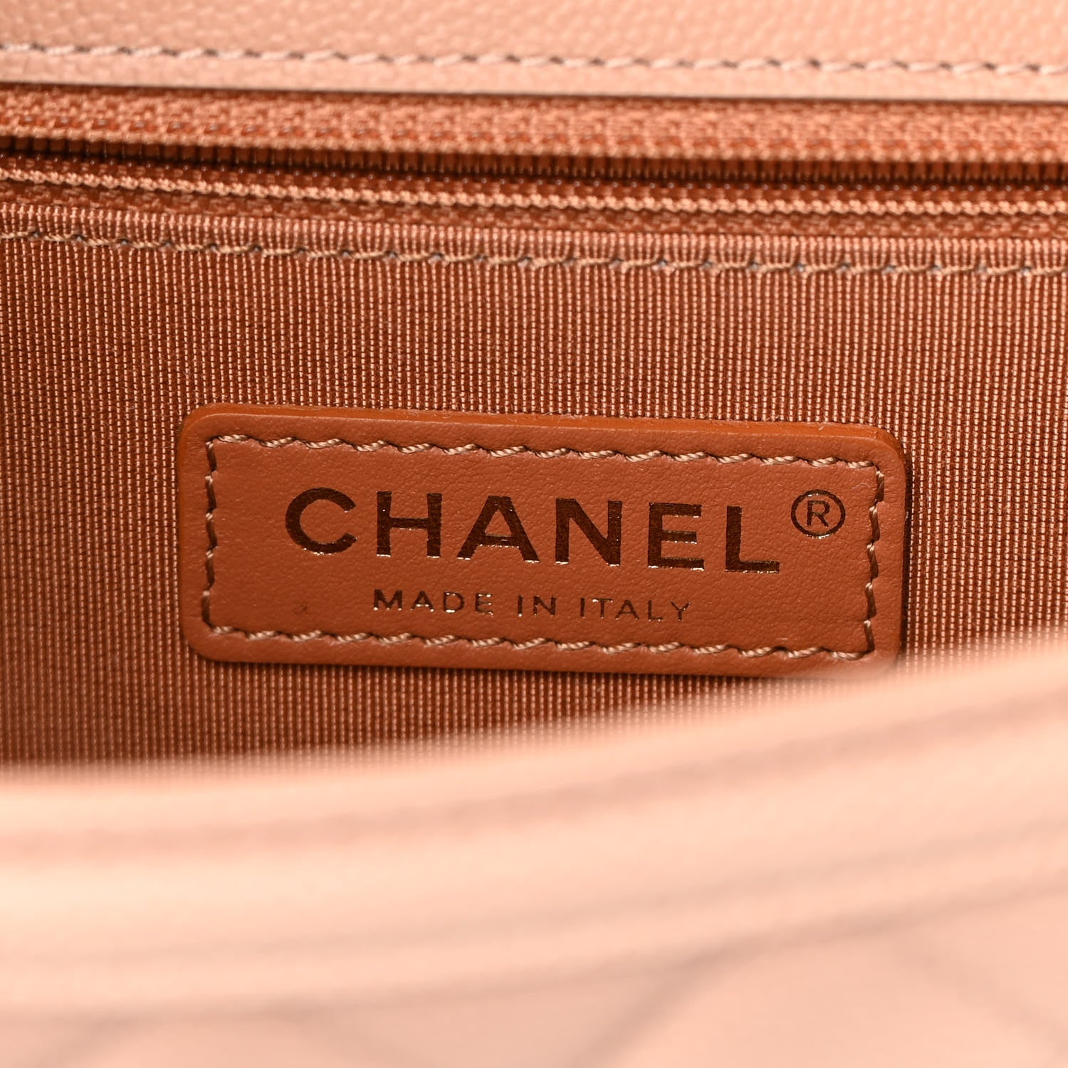 Chanel Caviar Quilted Medium Sunset On The Sea Flap Beige 6 of 11