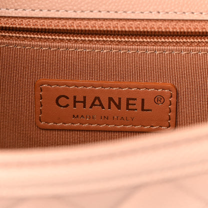 Chanel Caviar Quilted Medium Sunset On The Sea Flap Beige 6 of 11