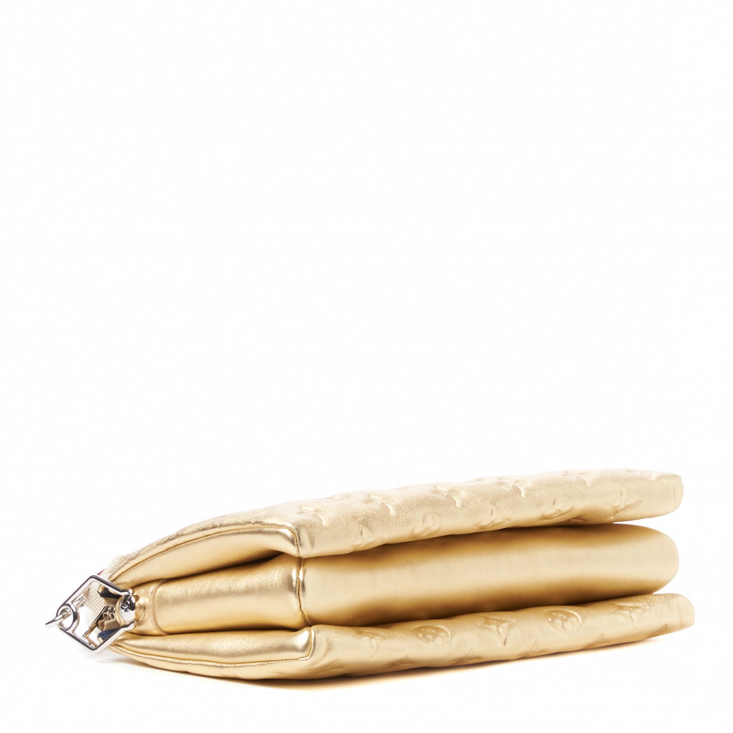 Lambskin Embossed Monogram Coussin PM Gold