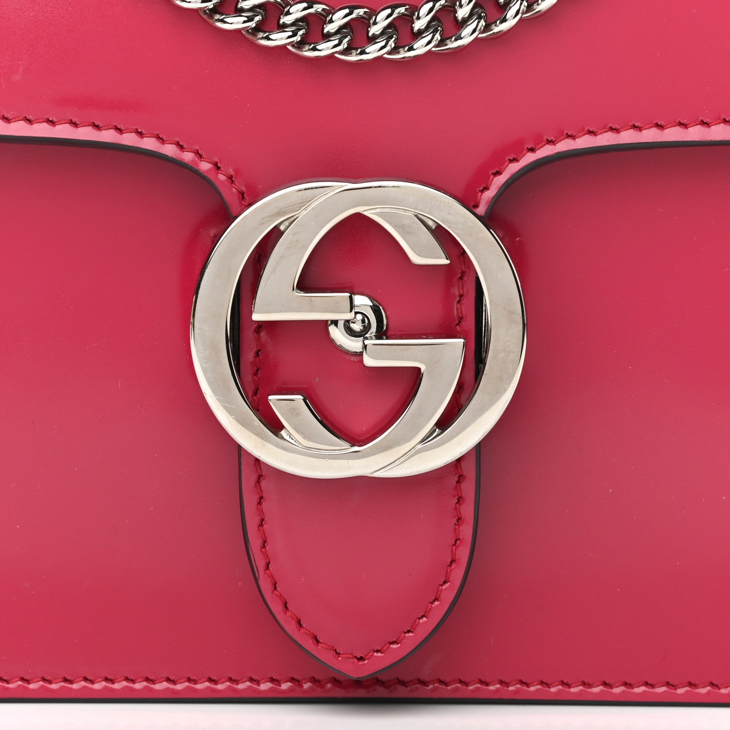 Gucci Shade Lux Calfskin Small Interlocking G Shoulder Bag Petunia 8 of 11