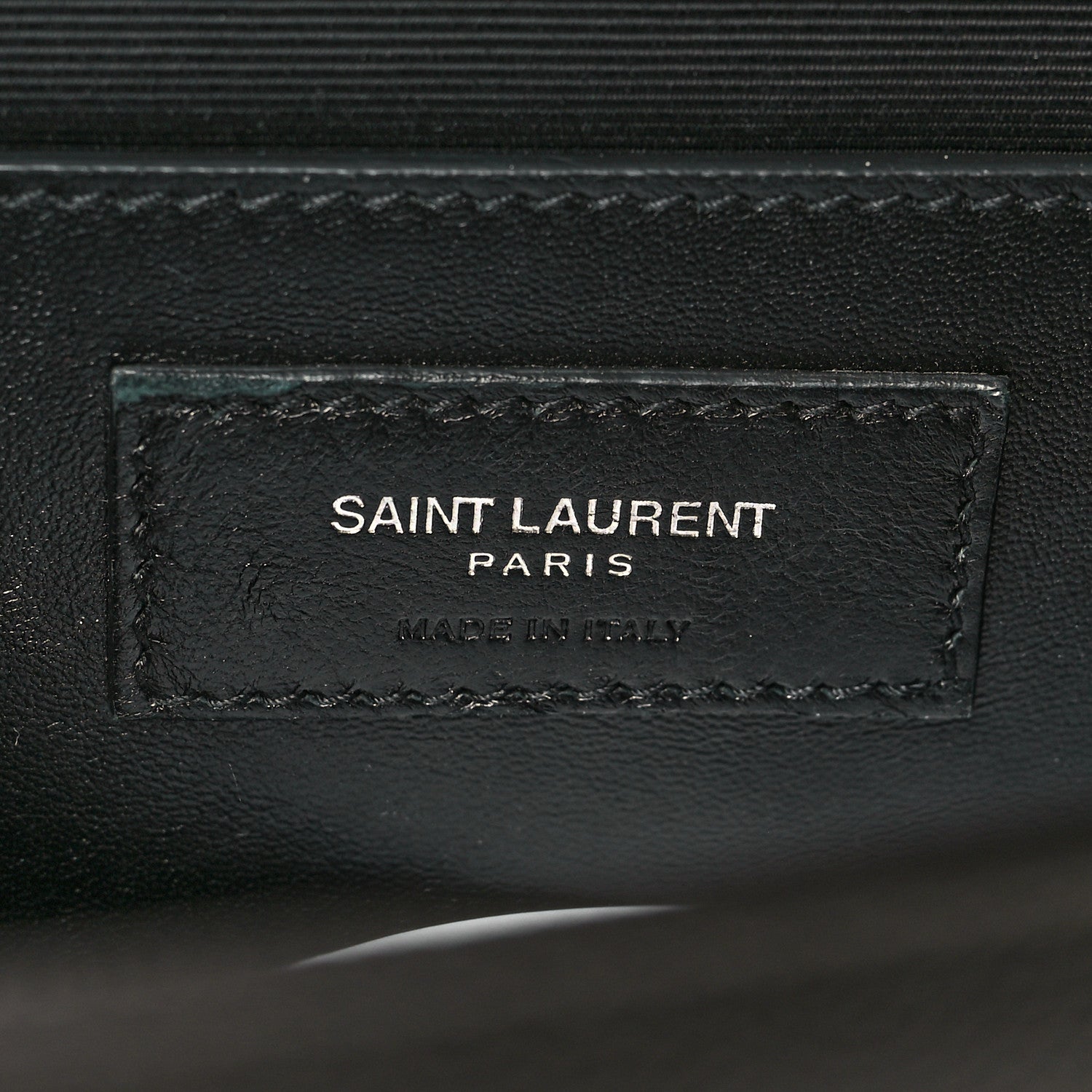 Saint Laurent Grain De Poudre Large Classic Monogram Kate Satchel Earth 6 of 11