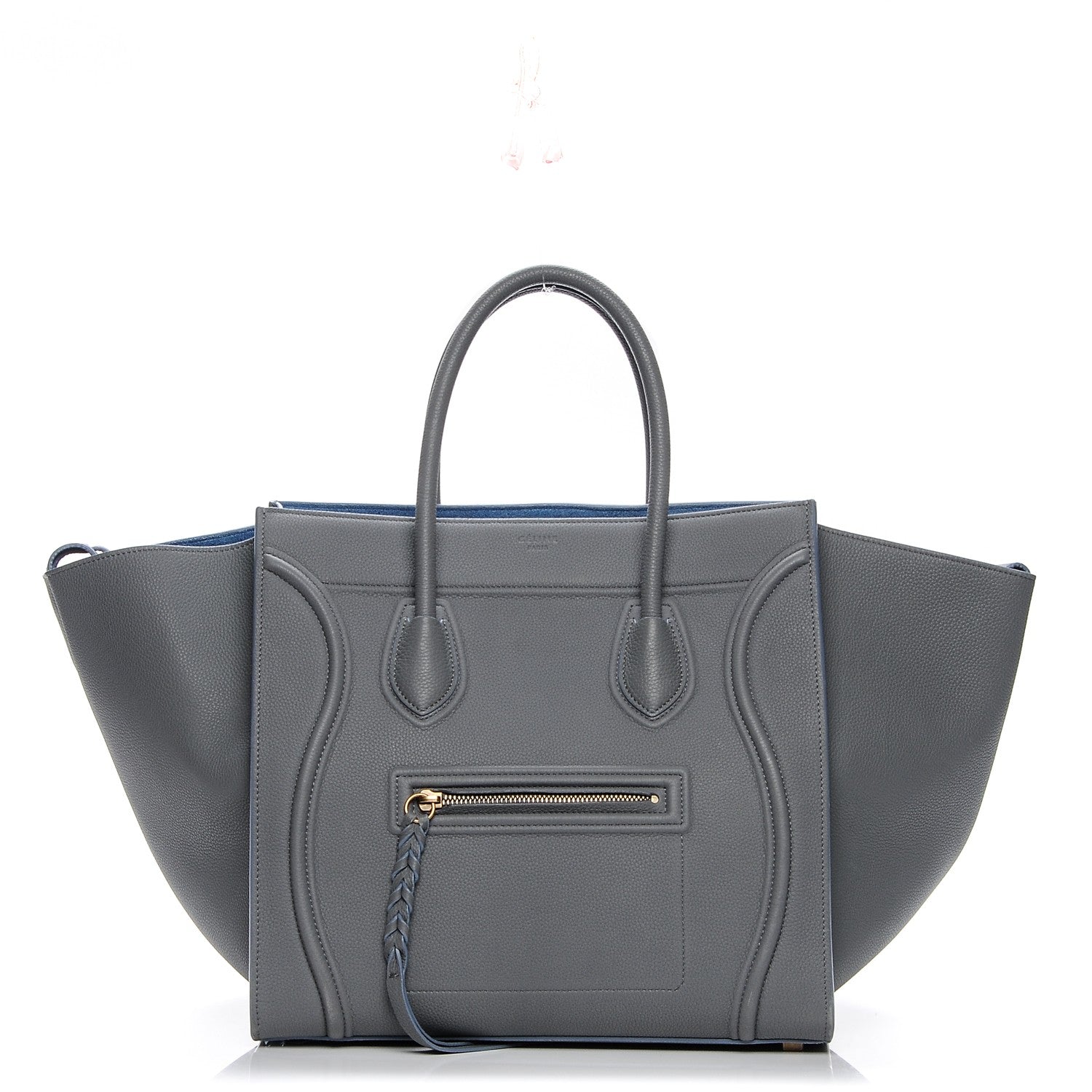 Celine Baby Grained Calfskin Medium Phantom Luggage Kohl 1 of 7