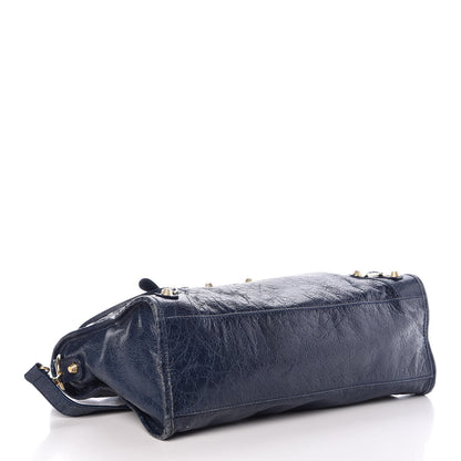 Balenciaga Agneau Giant 12 Gold Hardware City Bleu Mineral 4 of 11