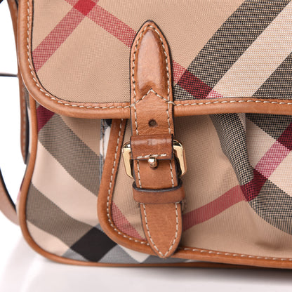 Burberry Nova Check Messenger Bag Brown 10 of 13