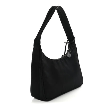 Prada Tessuto Nylon Mini Re-Edition 2000 Bag Black 3 of 10