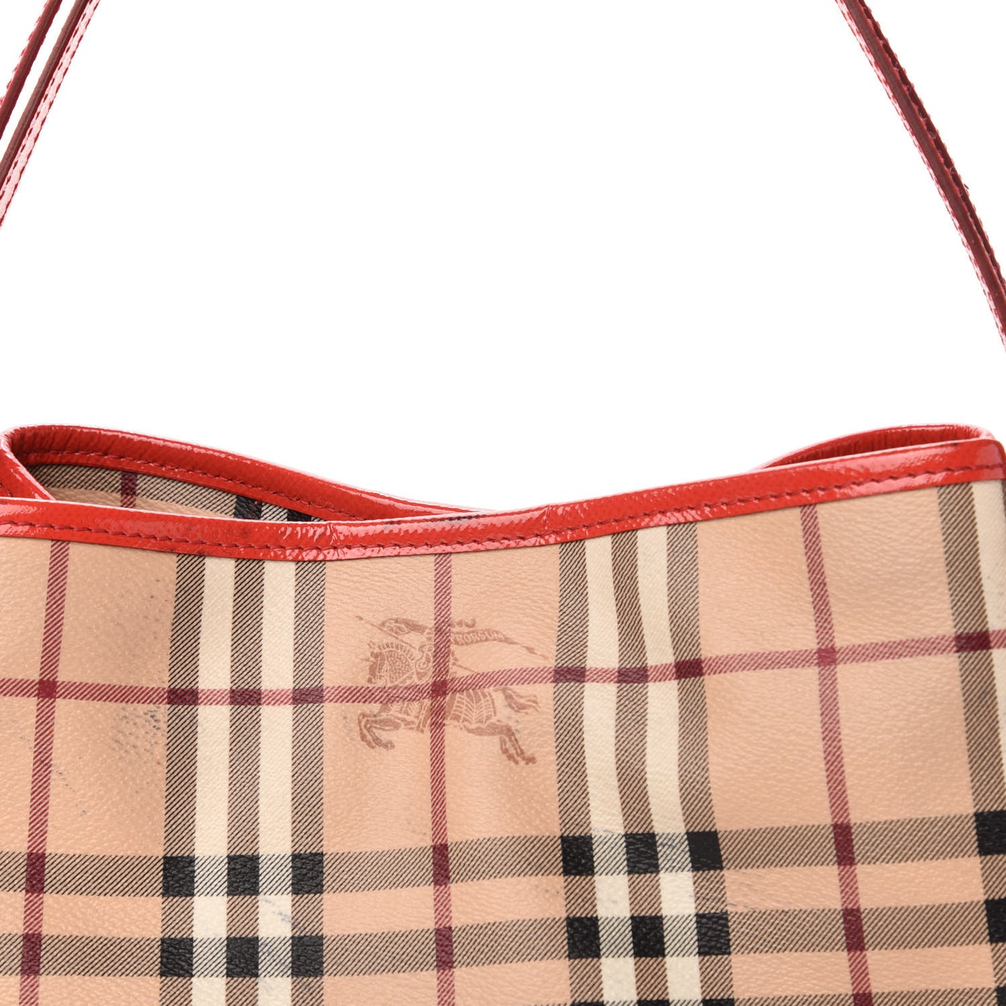 Haymarket Check Small Canterbury Tote Red