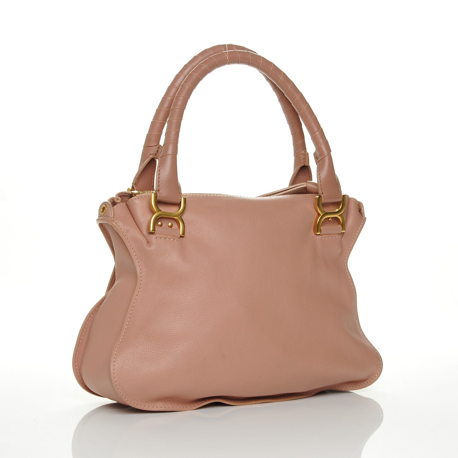 Chloe Calfskin Medium Marcie Satchel Anemone Pink 3 of 6