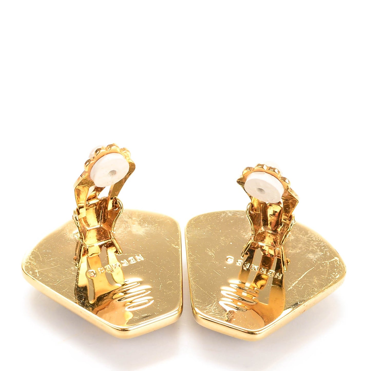 Enamel Clip On Earrings